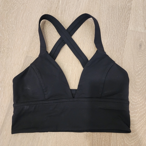 Lululemon black sports bra size 4 - Picture 1 of 2